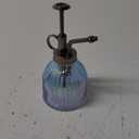 Glass Plant Mister Spray Bottle, Vintage Plant Spritzer, Succulent Watering Bottle with Top Pump, Small Plant Sprayer Mister Watering Can for Indoor Outdoor House Plant - Blue Purple Gradient