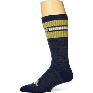 For Bare Feet NCAA Unisex Ncaa First String Crew Sock (Large, Team Color)