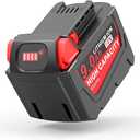 9.0Ah 18V Battery Compatible for Milwaukee WK1890 Mk-18 Tools, Compatible with 48-11-1840, 48-11-1828, 48-11-1820, 48-11-1815, 48-11-1850, 48-11-1890, 2646-22CT Cordless Power Tools
