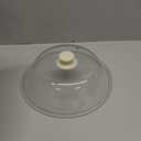 OEC Lighter Weight Tempered Glass Microwave Splatter Cover - 11.5 inch (Inner Diameter 10.6) - Heat-Resistant -Durable Glass Lid with Vent, Silicone Knob, Dishwasher Safe, 100% Food Grade - BPA Free