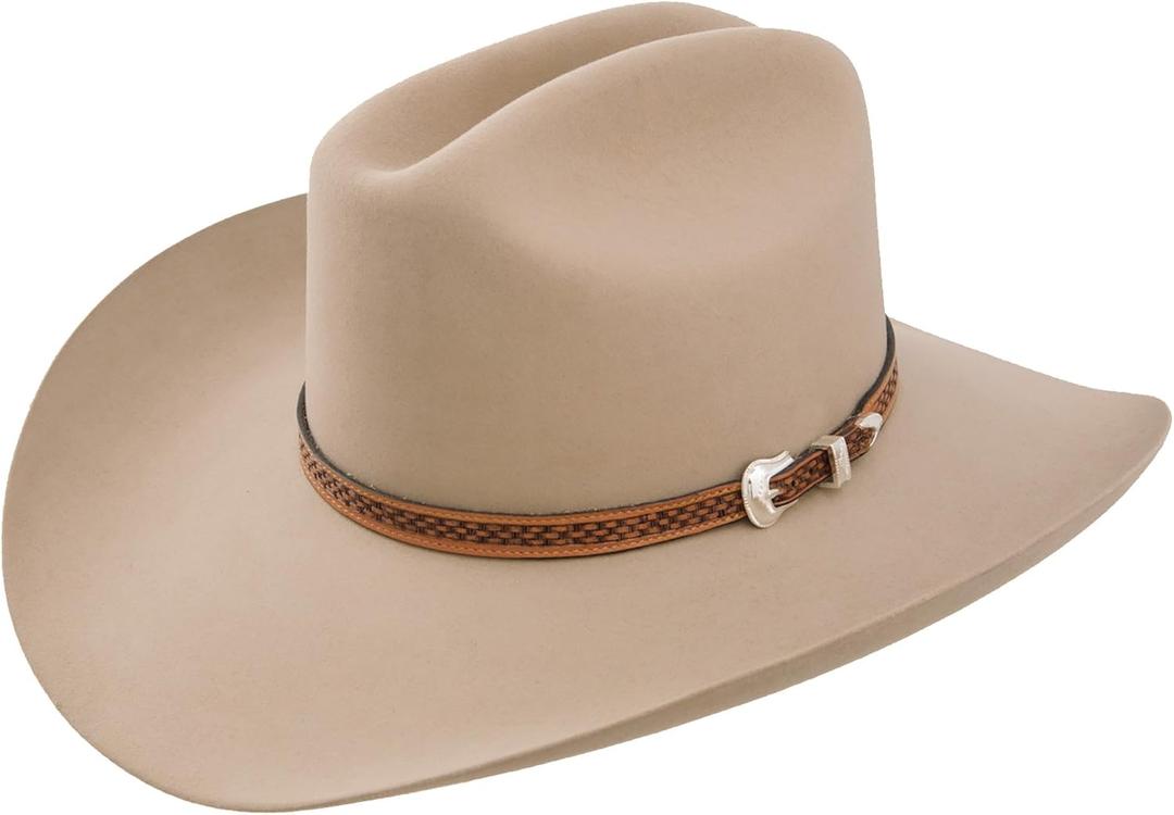 Stetson Mens Cowboy Marshall Hat (7 3/8, Tan)