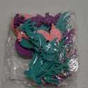 SUNBEAUTY 20Pcs Mermaid Party Decoration DIY Felt Table Centerpiece Under The Sea Baby Shower Little Mermaid Girl Birthday Party Supplies