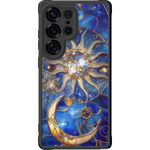 DEENAKIN for Samsung Galaxy S25 Ultra Case Cute,Aesthetic Floral Hard Shell,Compatible with Magsafe,Trendy Unique Cool Retro Western Protective Slim Phone Cover for Women Girls,Astral Mystique