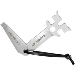 Espresso Portafilter Basket Removal Tool - CAFEMASY Coffee Machine Accessories Stainless Steel Multifunction Portafilter Basket Remover Wrench Barista Tools