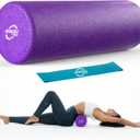 Invincible Fitness EPP Foam Roller for Deep Tissue Massage  Enhance Recovery, Relieve Pain, and Boost Mobility for a Stronger, Healthier You (Purple)