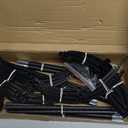 Round Heavy Duty Tomato Cage - 55 Inch Steel Core Plastic Coated Garden Trellis, 4-Post Rustproof Plant Support for Tomato/Cucumber/Beans, No Tools Snap Assembly