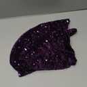 OMKSIH Purple Christmas Tree Skirt 21 Inch Small Christmas Tree Skirt Sequin Tree Skirt Halloween Tree Rug Skirt Mini Tree Skirt Glitter Purple Tree Skirt for Halloween Decorations