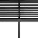 16 Inch High Metal Queen Bed Frame, Platform Bed Frame Queen Size No Box Spring Needed, Easy Assembly, Noise Free, Sturdy, Black