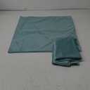 Mixhug Decorative Throw Pillow Covers, Velvet Cushion Covers, Solid Throw Pillow Cases for Couch and Bed Pillows, Turquoise, 20 x 20 Inches, Set of 2