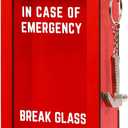Funny Gift Emergency Box w/Hammer, Break in Case of Emergency Box, Personalized Prank Gag Gift for Birthday Holiday, Funny Office Desk Decor, White Elephant Gift for Friend Coworker Family