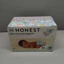 The Honest Company Clean Conscious Diapers for Sensitive Skin | Hypoallergenic, Fragrance Free | Gender Neutral Prints | Club Box, Size Newborn, 72 Count 