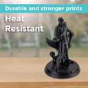 Polymaker 5kg ABS Filament 1.75mm Black, 3D Printer Filament 1.75mm Heat Resistant - PolyLite Black ABS 3D Printing Filament 1.75mm Cost Effective Large Spool, Strong & Durable
