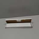 Tilingview 10-Pcs Peel and Stick Tile Edge Trim, 12 Inches Self-Adhesive Tile Edging Decorative Pencil Tile, PVC Molding Tile Trim for Backsplash (White)