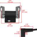 Caltric Ignition Coils Compatible with John Deere X167 X167R X330 Z225 Z235 Z245 Z255 Z315E Z325E Z335E Z335M Z345M Z345R Z355E Z355R Z365R Z375R