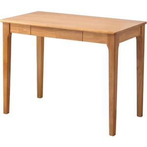 ODCVKRT Solid Wood Desk with Drawer, Small Computer Desk for Small Spaces, Gaming Study Home Office Desks for Work, Student PC Desk for Bedroom, Escritorios para Cuartos (Wood Color, 39.4 inch)
