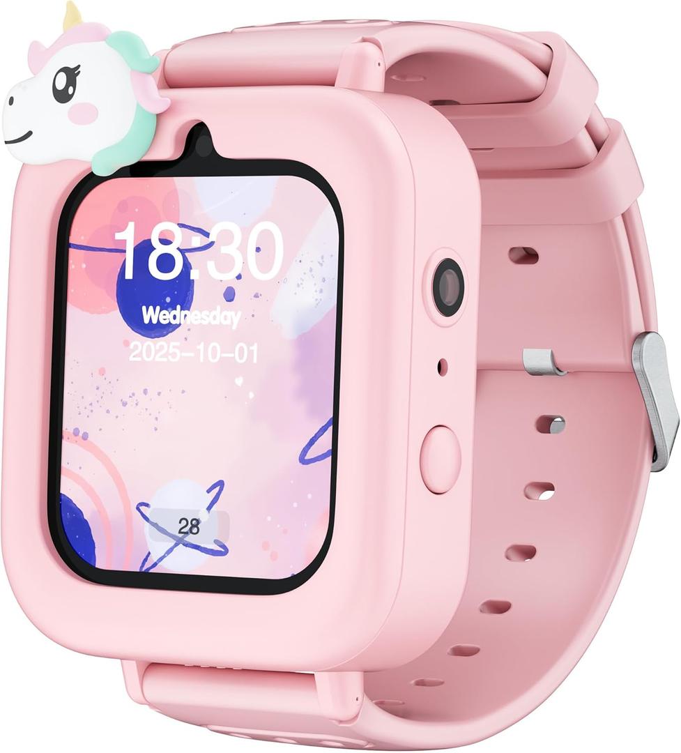 Treewant Smart Watch for Kids, Kids Smart Watches Girls, Digital Watch Preschool Toddler Girl Toys Birthday Gift for Girl 3 4 5 6 7 8 9 10 11 12 Years Old