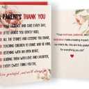 2 x A Parent's Thank You Card, Heartfelt Appreciation Poem Gift for Nursery School, Preschool, Kindergarten and Daycare Teacher