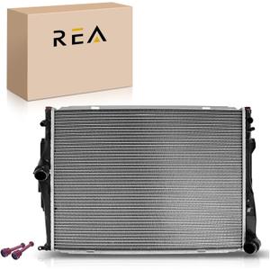 Engine Coolant Radiator with Transmission Oil Cooler Compatible with BMW 328i 2.0L 2012-2013328i 3.0L 2007-2013128i 3.0L 2008-2013M3 4.0L 2008-2013 Replace 17117542199