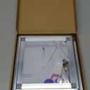Acrylic Donation Raffle Box with Slot & Lock, Large Clear Ballot Offering Suggestion Ticket Holder for Fundraising Drawing Storage Container Tip Jar Voting Charity(10 x 10 x 10 In,Clear)