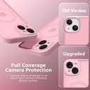 CAPRARO Magnetic for iPhone 14 Case, [Compatible with MagSafe] [Full Camera Protection] Shockproof Protective Slim Translucent Matte Phone Case for iPhone 14 6.1'', Peach Pink