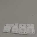 PARLAIM 14 X 40mm (0.55"x1.57") Tear-Resistant Thermal Label, 4 Rolls 640pcs OEM Label Tape Replacement Compatible with D30 Label Maker Perfect for Home/Office/School, Holographic Sliver