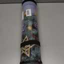 Christmas Kitchen Mats Set of 2, 17x30 + 17x47 Inch Xmas Kitchen Rugs, "Merry Christmas And Happy New Year" Pinecone & Star Decor, Non - Slip Floor Mats for Kitchen, Dining Area Christmas Decoration