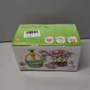 Plunack Flower Bouquets Toys for Kids Age 4-8, Flower Press Kit DIY Flowers Making Craft Kit for 4 5 6 7 Year Old Girls Floral Arts & Crafts Toys Educational Handmade Activity Set, Gift for Girls 3+ (Purple)