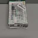 Amerdeco 10 Pack Matte Black Cabinet Knobs 1.46 Inch(37mm) Single Hole Cabinet Handles Rectangle Dresser Knobs Drawer Knobs and Pulls for Bathroom Cabinets