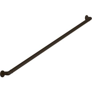 Meranti Aluminum Handrail for Stairs - ADA Compliant Wall Returns - Handrails for Indoor Stairs - Metal Handrail, Powder Coated for Outdoor Environment, DIY Handrail Kit (WHR, Bronze Textured, 5' L)