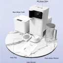 Loop Drops Water Filter Countertop, RO Filtration System, 3:1 Pure to Drain, TDS & Filter Life & Autofill Pitcher, Installation-Free, Self-Cleaning Water Purifier, RO Water Filter