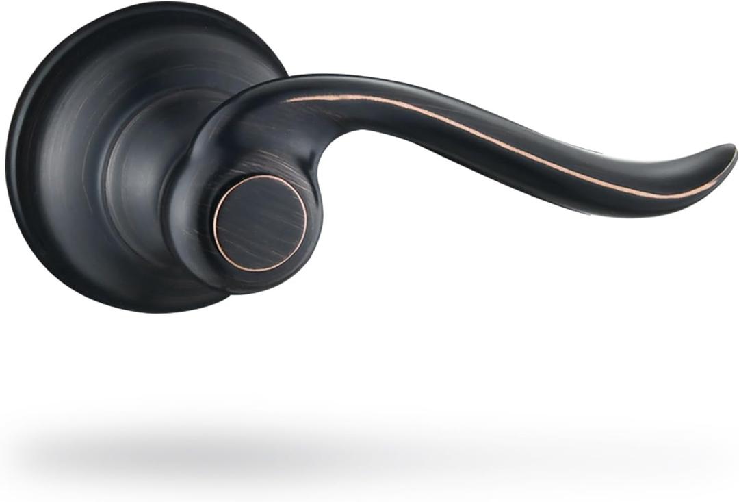 Shower Handle Replacement, Compatible for Delta 13/14 & 1300/1400 Series Tub Faucet BT14096, Oil Rubbed Bronze Single Metal Lever Handle