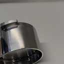 GIWOSK 51mm Bottomless Portafilter 2 Ears Stainless Steel Espresso Portafilter Compatible with Delonghi ECP3420/EC155/BCO430/EC260 with Puck Screen Coffee Needle and Walnut Handle