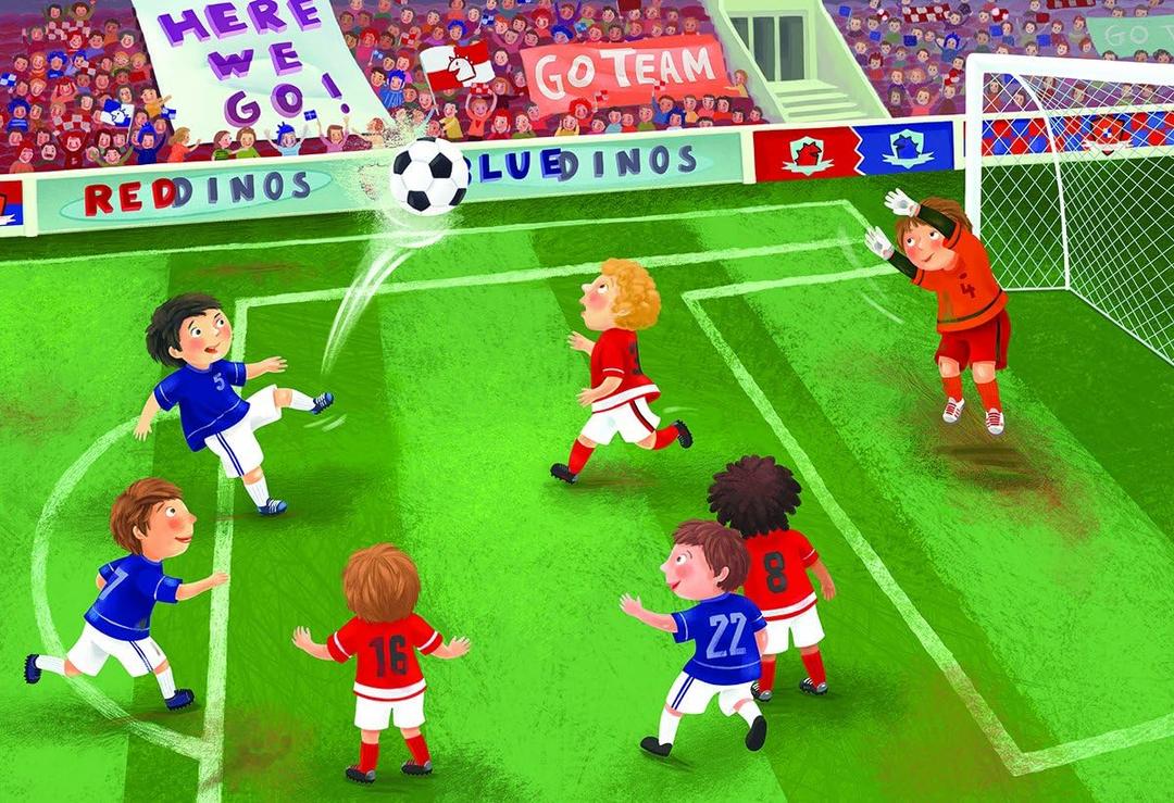 EuroGraphics Soccer Junior League 60 Piece Puzzle (Small Box)