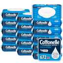 Cottonelle Fresh Feel Flushable Wet Wipes, Adult Wet Wipes, 16 Flip-Top Packs, 42 Wipes Per Pack (672 Total Wipes)