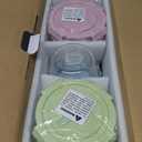 Freshmage 23oz Glass Meal Prep Containers with Lids, Airtight 3-Cup Glass Storage Containers Set, Heat-Resistant BPA-Free for Soup, Leftover, Microwave, Dishwasher, and Freezer Safe (6 Packs) (Multicolor)