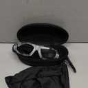 UKNOW Sports Goggles, Anti Fog Protective Eyewear, UV Protection Sports Glasses for Basketball, Racquetball, Pickleball (Transparent)