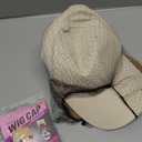 Hat Wigs for Women Baseball Cap with Hair Extensions Short Straight Bob Hairstyle Caps with Hair Attached Adjustable Baseball Cap Wig for Daily Party(12inch) (Straight-27/613)