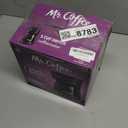 Mr. Coffee 5-Cup Mini Brew Switch Coffee Maker, Black