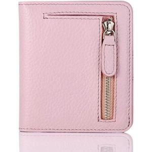 FUNTOR Small Wallets for Women, Ladies Small Compact Bifold Pocket RFID Blocking Genuine Leather Wallet for Women