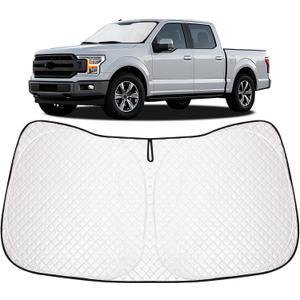 ZATOTOO Windshield Sun Shade for 2021-2024 Ford F-150 Car Window Shades for Front Windshield Ultra-Bright Reflective Sun Shade for Car Windshield, Front Window Sun Shade Blocks UV Rays Reduces Heat