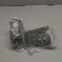 LUHLEE Solar Wall Lights Outdoor, Upgrade 2000mAh Wall Sconce IP65 Waterproof, Wall Mounted Solar Outdoor Lights for House Porch Fence Patio Pergola Garage Backyard Garden(Warm White, 2 Pack)