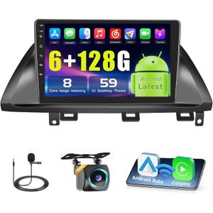 6+128G Radio for Honda Odyssey 2005 2006 2007 2008 2009 2010 CarPlay Android 15 Stereo Upgrade 8 Core 10.1'' Touch Screen GPS Navigation AHD Backup Camera