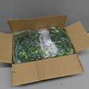 Dolicer 4Pcs Artificial Monstera Leaf Vines, 5.6Ft Fake Hanging Greenery Plants Tropical Palm Leaves Ivy Vine Monstera Garland for Home Garden Porch Patio Hawaiian Party Indoor Outdoor Dcor