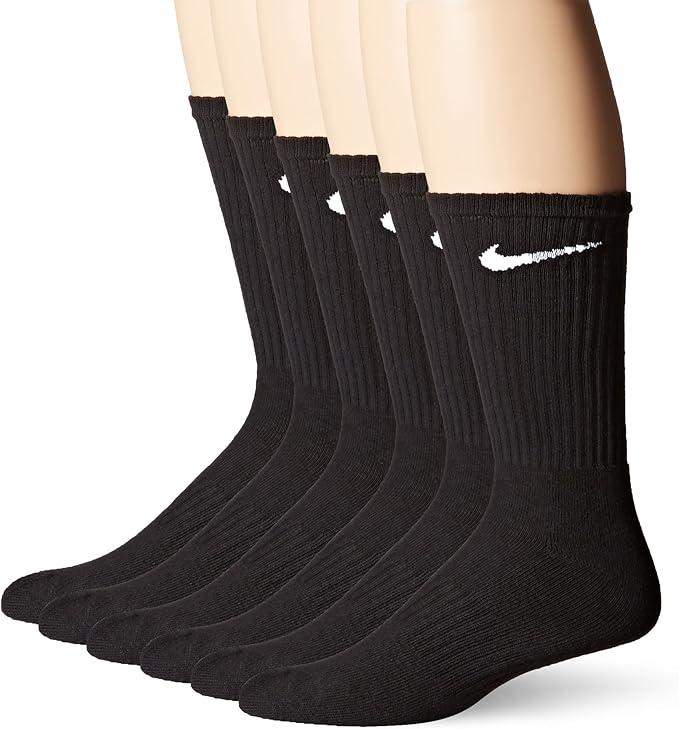 Nike Unisex Adult Everyday Cushioned Training Crew Socks (6 Pairs) XL