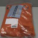 BGment Burnt Orange 100% Blackout Curtains for Bedroom, Fall Full Room Darkening Noise Reducing Living Room Curtains 72 Inch Length, Thermal Insulated Rod Pocket Window Drapes 2 Panels, 42 Inch Wide