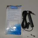 Eightwood Car Stereo FM Radio Antenna, Hidden Windshield Antenna, DIN Plug Adhesive Patch Antennae + DIN Female to ISO Adapter for Vehicle Car Truck Stereo Receiver Head Unit FM HD Radio (black)