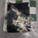 Portable Chess & Checkers Set, 42cm Tournament Chess Mat with Chess & Storage Bag, PU Leather Tournament Roll Up Chess Board Travel Chess Sets(Size:42cm)