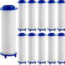 10Pcs Shower Head Filter Drivese, 2.75 Inch Ion Shower Dropse Head Filter PP Cotton Replacement Cartridge, Water Filter Core Cotton For Handheld Showerheads.