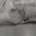 Guseval Women's Fashion Cropped Faux Fur Jacket Long Sleeve Open Large