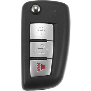 X AUTOHAUX 434MHz CWTWB1G767 Replacement Smart Proximity Flip Keyless Entry Remote Key Fob for Nissan Rogue 2014-2020 3 Buttons Uncut Flip Ignition Key Fob